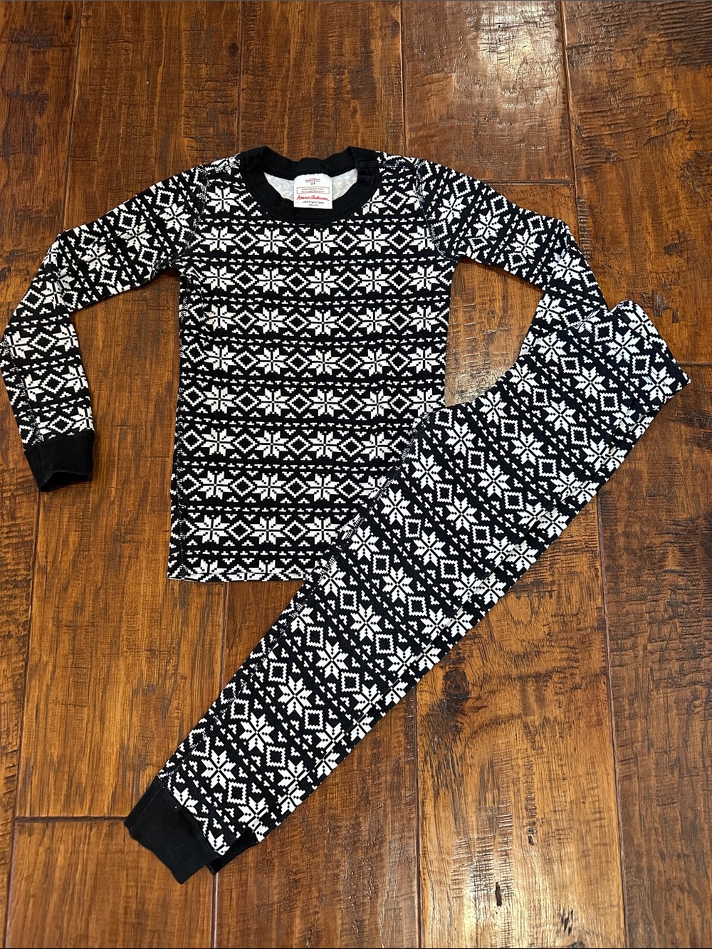 ❄️ Hanna Andersson Nordic Fair Isle Organic Cotton Pajamas – Size 5 (110)